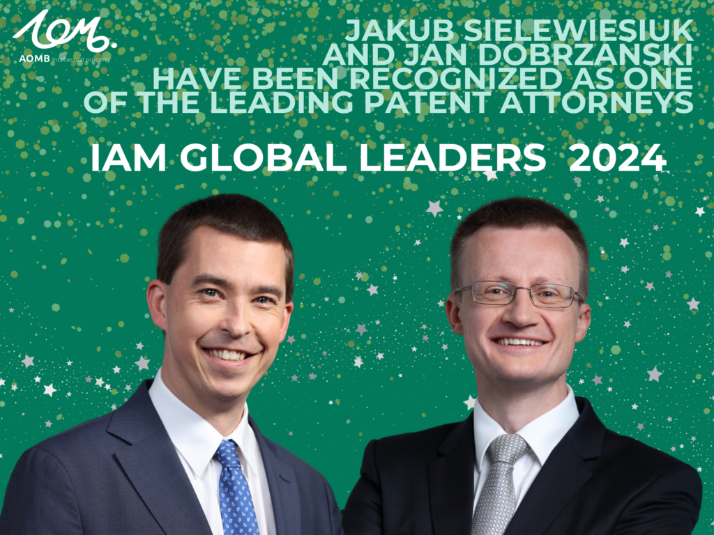 IAM Global Leaders 2024 / Kancelaria patentowa AOMB