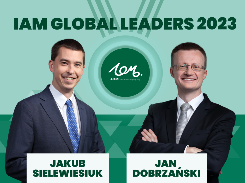IAM Global Leaders 2023 / Kancelaria patentowa AOMB