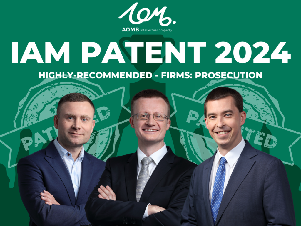 IAM Patent 1000 2024! / Kancelaria Patentowa AOMB