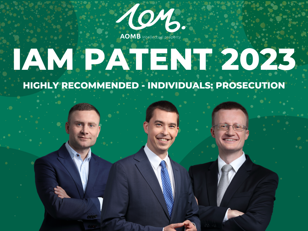 IAM Patent 2023 / Kancelaria Patentowa AOMB