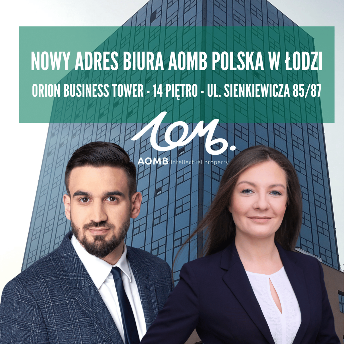 Nowy adres biura AOMB Polska w Łodzi!