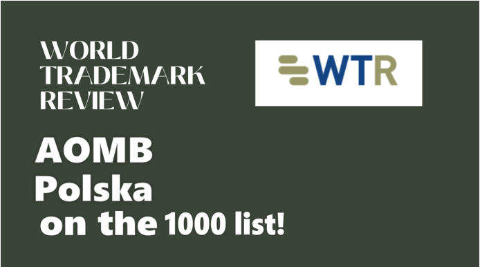 AOMB Polska on the WTR 1000 list!
