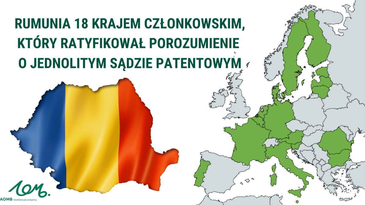 Rumunia 18 krajem członkowskim, który ratyfikował Porozumienie o Jednolitym Sądzie Patentowym