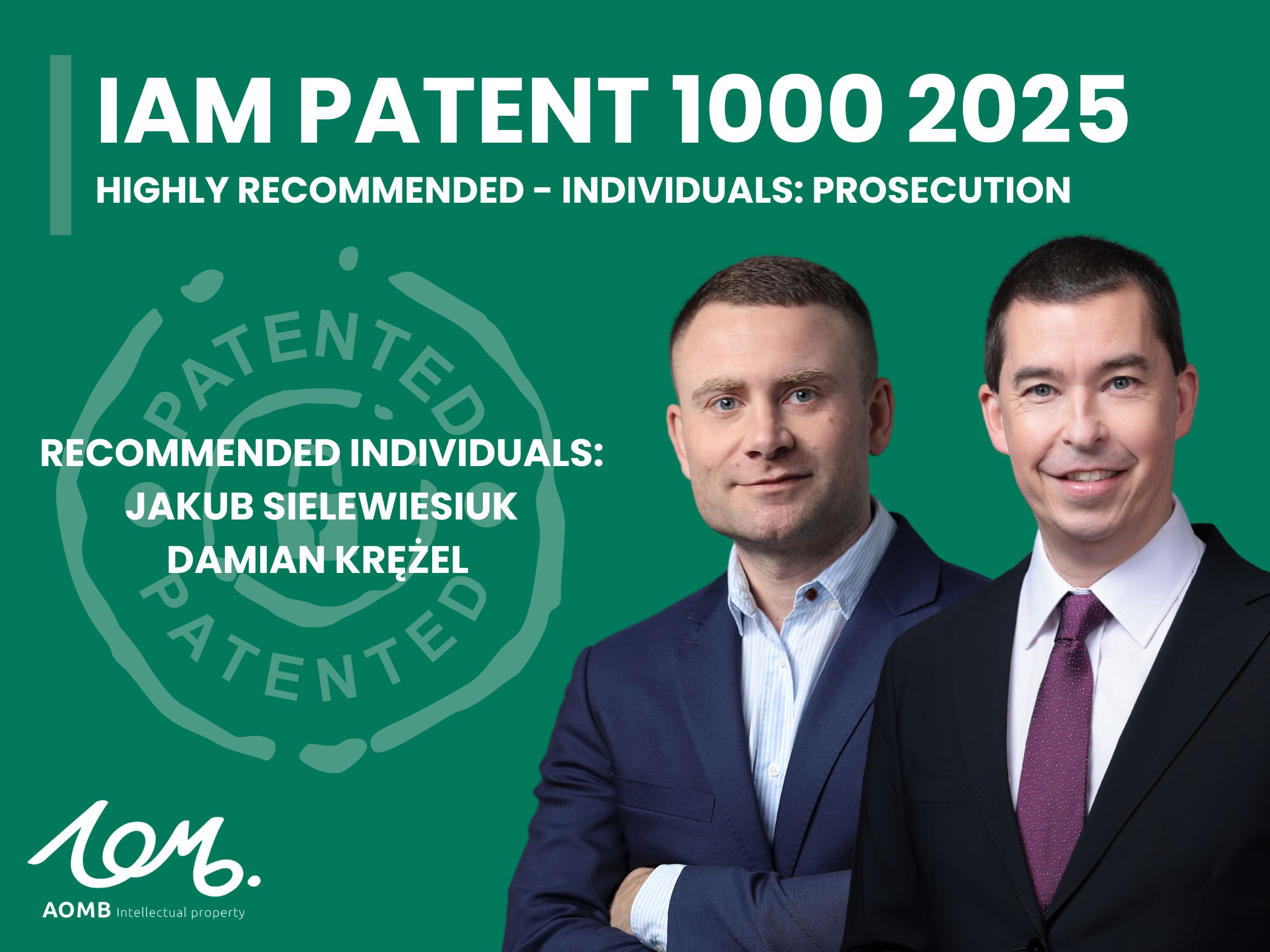 IAM Patent 1000 2025!