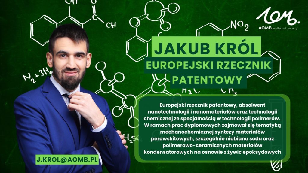 Europejski rzecznik patentowy, absolwent nanotechnologii i nanomateriałów oraz technologii chemicznej ze specjalnością w technologii polimerów. W ramach prac dyplomowych zajmował się tematyką mechanochemicznej syntezy materiałów perowskitowych, szczególnie niobianu sodu oraz polimerowo-ceramicznych materiałów kondensatorowych na osnowie z żywic epoksydowych