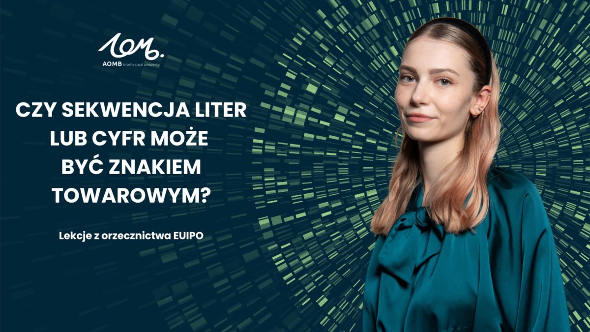 Czy sekwencja liter lub cyfr może być znakiem towarowym?