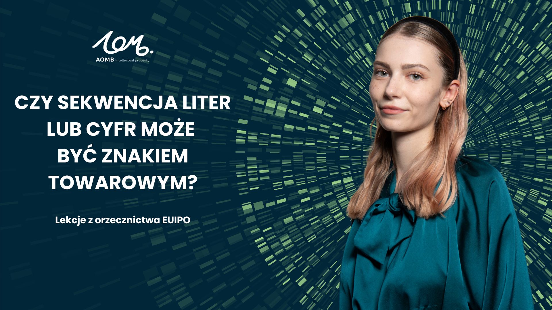 Czy sekwencja liter lub cyfr może być znakiem towarowym?